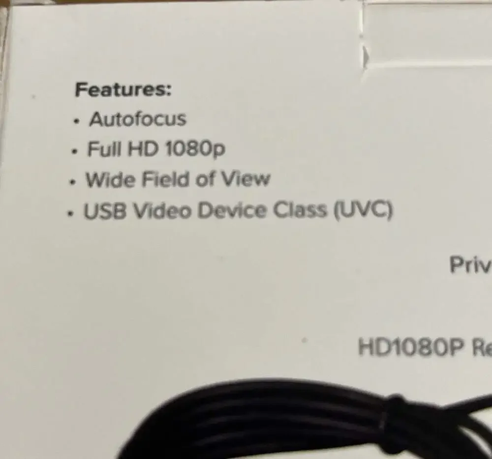 Targus HyperCam 1080p HD Webcam HC437 AVC041 with Privacy Cover‎